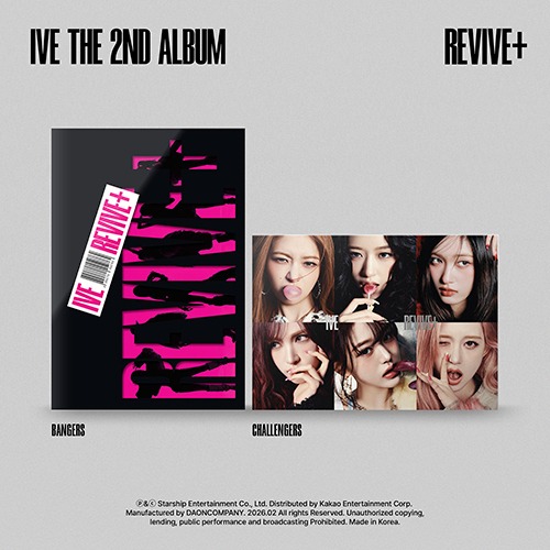 IVE - 2nd Album [REVIVE+] (BANGERS Ver. / CHALLENGERS Ver.)