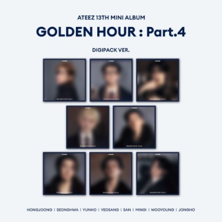 ATEEZ -13th Mini Album [GOLDEN HOUR : Part.4] (Digipack Ver.)